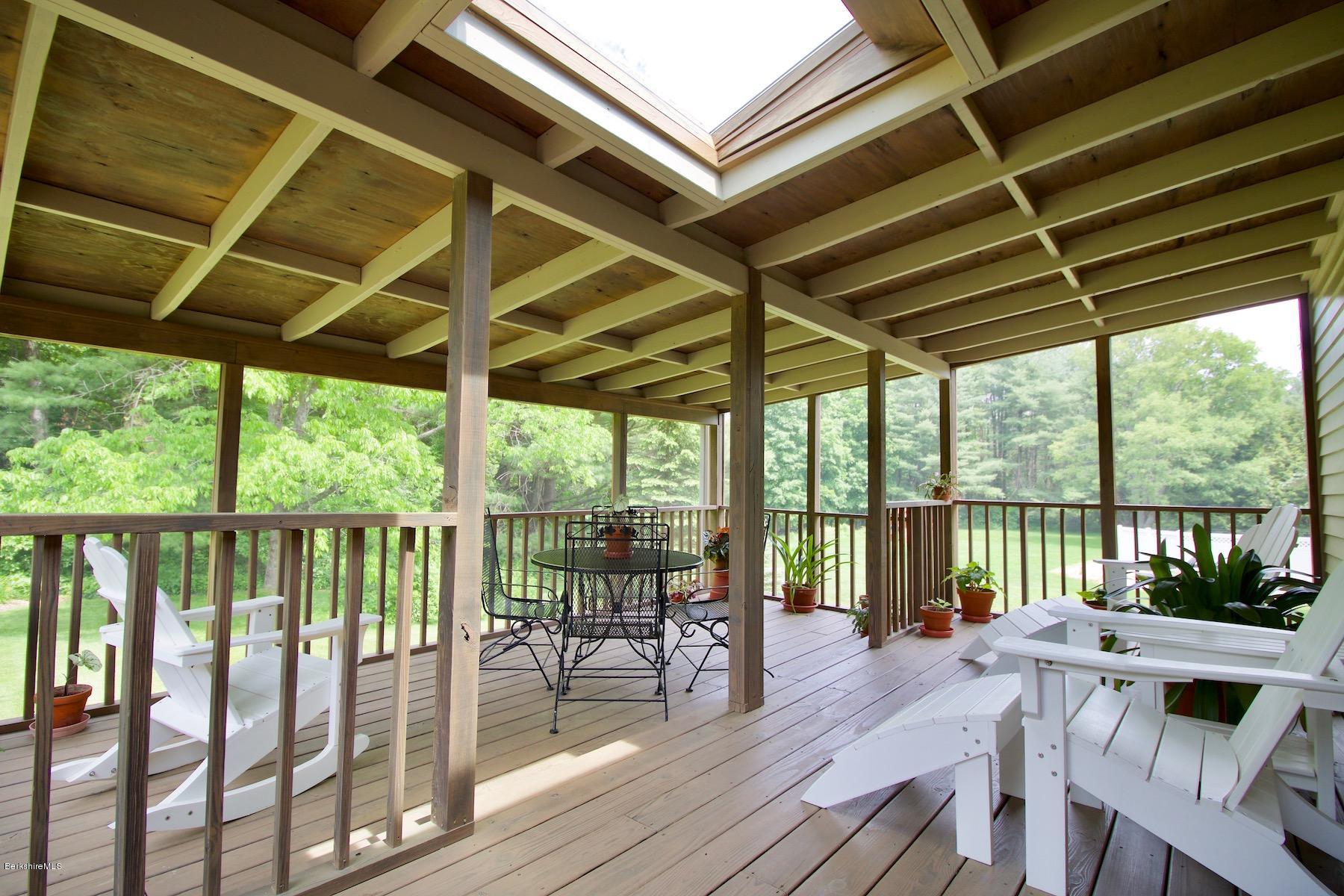 22 Old Barn Road Lenox, MA 01240 - Photo 13 of 37 a view of a patio on the roof deck