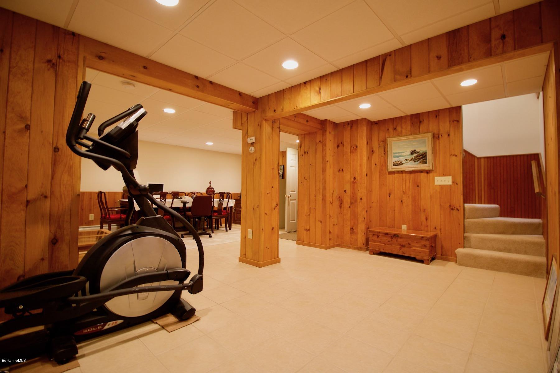 22 Old Barn Road Lenox, MA 01240 - Photo 34 of 37 a view of a room with gym equipment