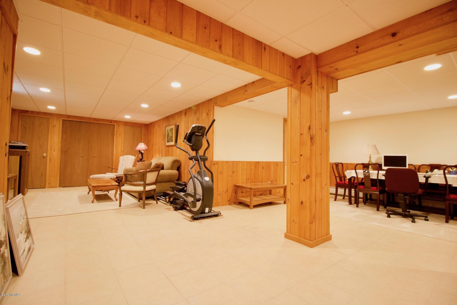 22 Old Barn Road Lenox, MA 01240 - Photo 35 of 37 a view of a room with gym equipment