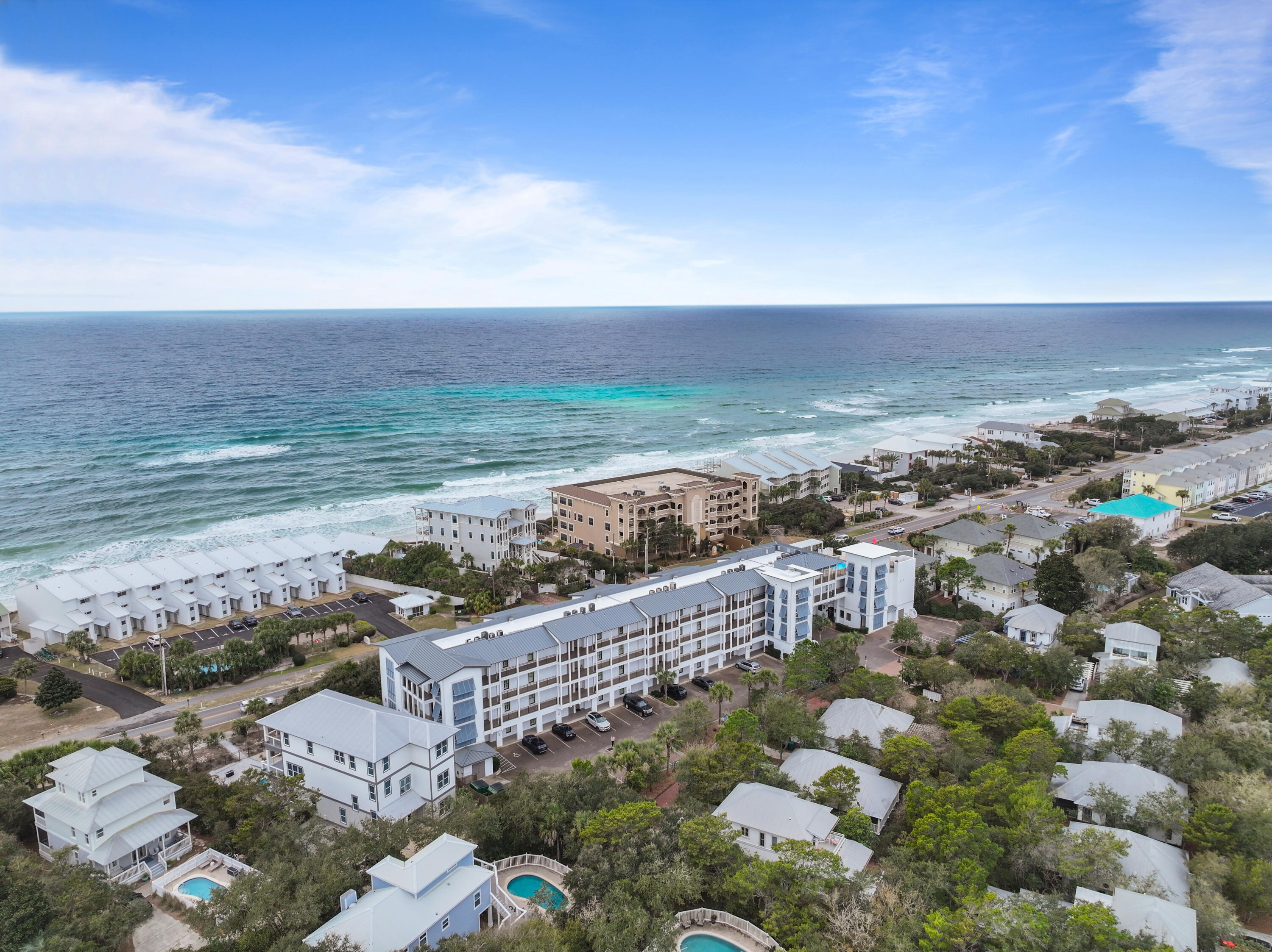 8377 East County Highway 30A, Unit 103 Inlet Beach, FL 32461 - Photo 32 of 36 a view of a city and ocean