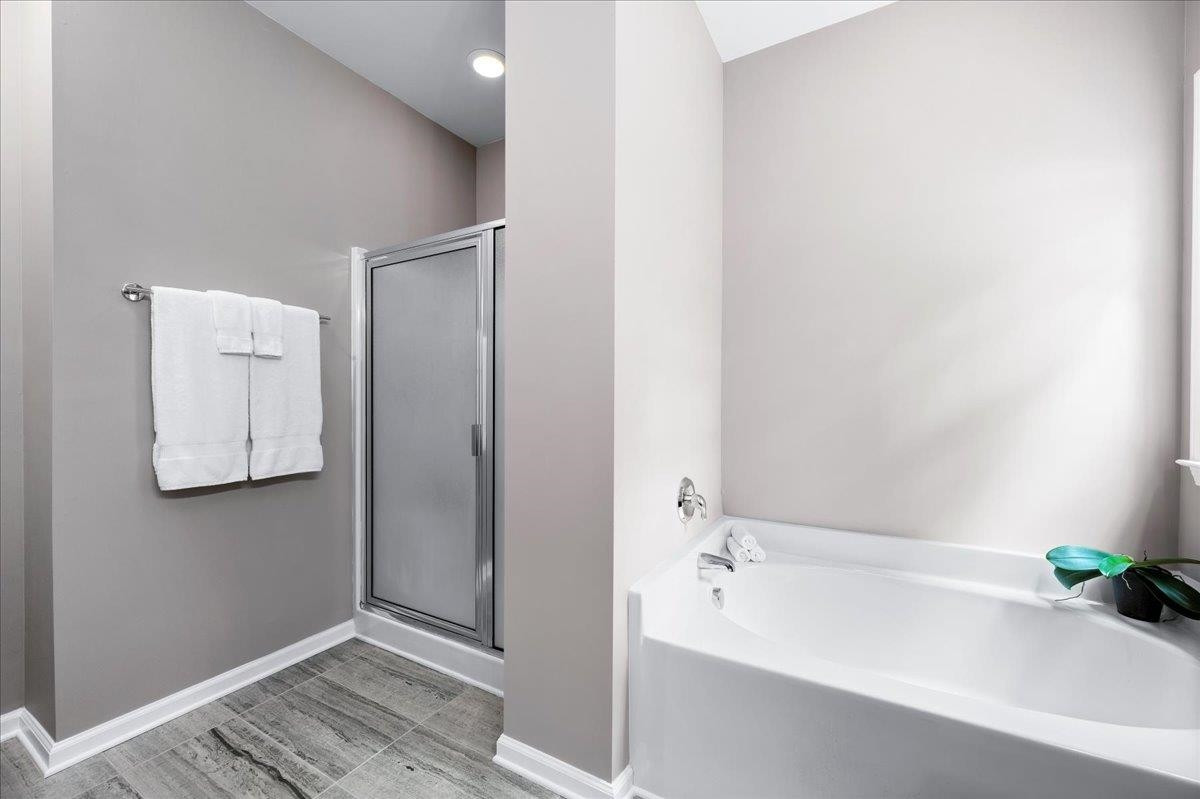 1441 Tawny View Lane Raleigh, NC 27603 - Photo 17 of 30 Separate shower in master bathroom