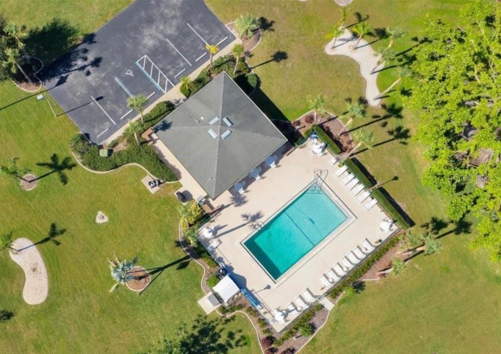 601 Shreve Street, Unit 15B Punta Gorda, FL 33950 - Photo 29 of 29 an aerial view of a house with a swimming pool