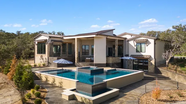 a view of outdoor space yard swimming pool and patio