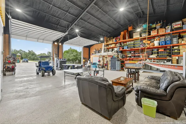 a outdoor living space with patio furniture