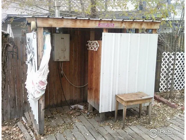 a room with table and chairs