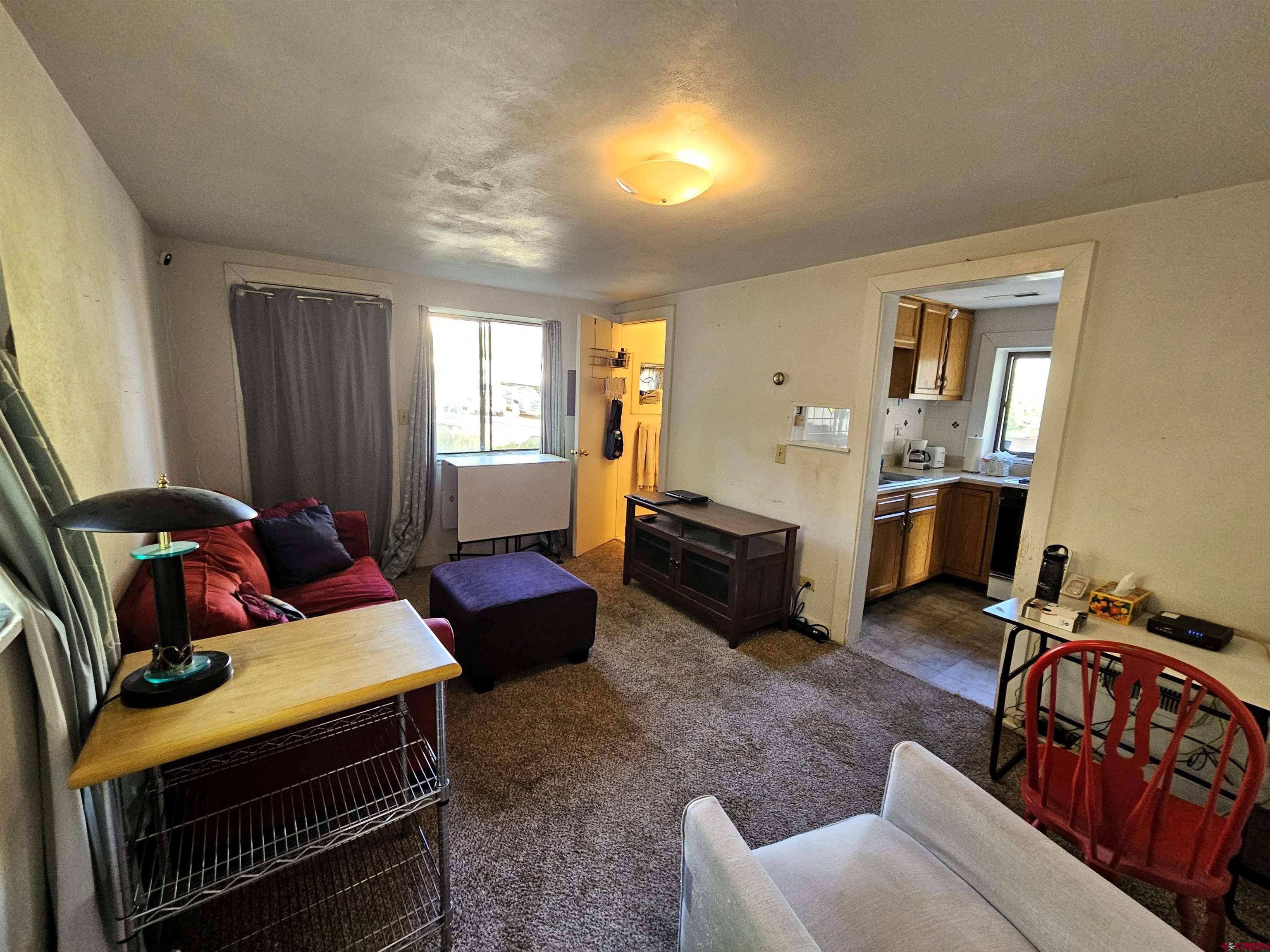 360 West 30th Street Durango, CO 81301 - Photo 13 of 30 a living room with furniture fireplace and a window
