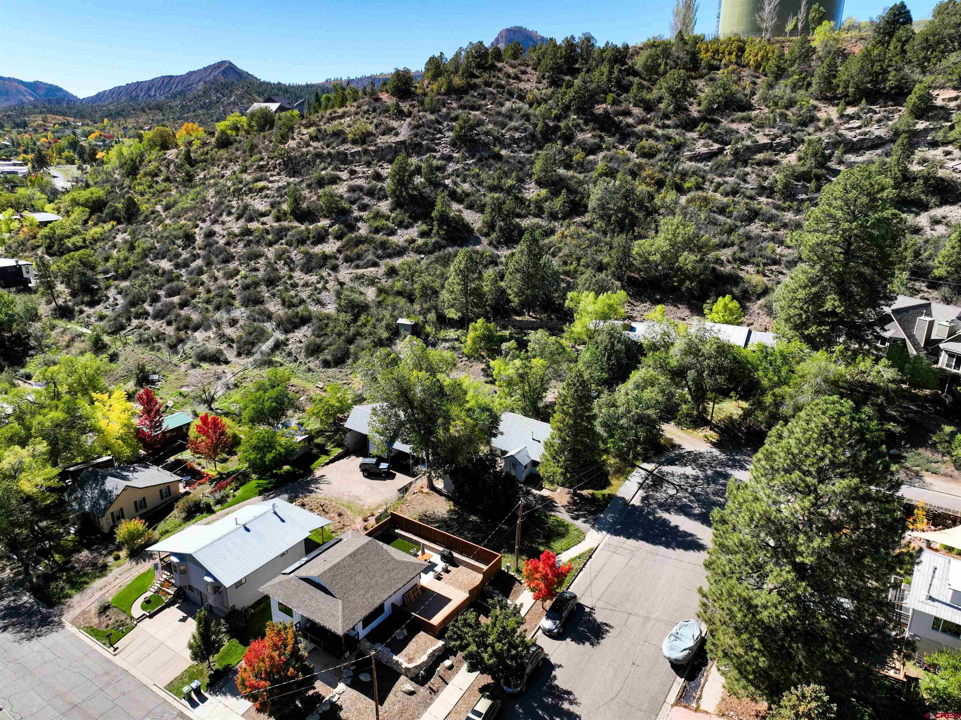 360 West 30th Street Durango, CO 81301 - Photo 24 of 30 an aerial view of a house with a mountain