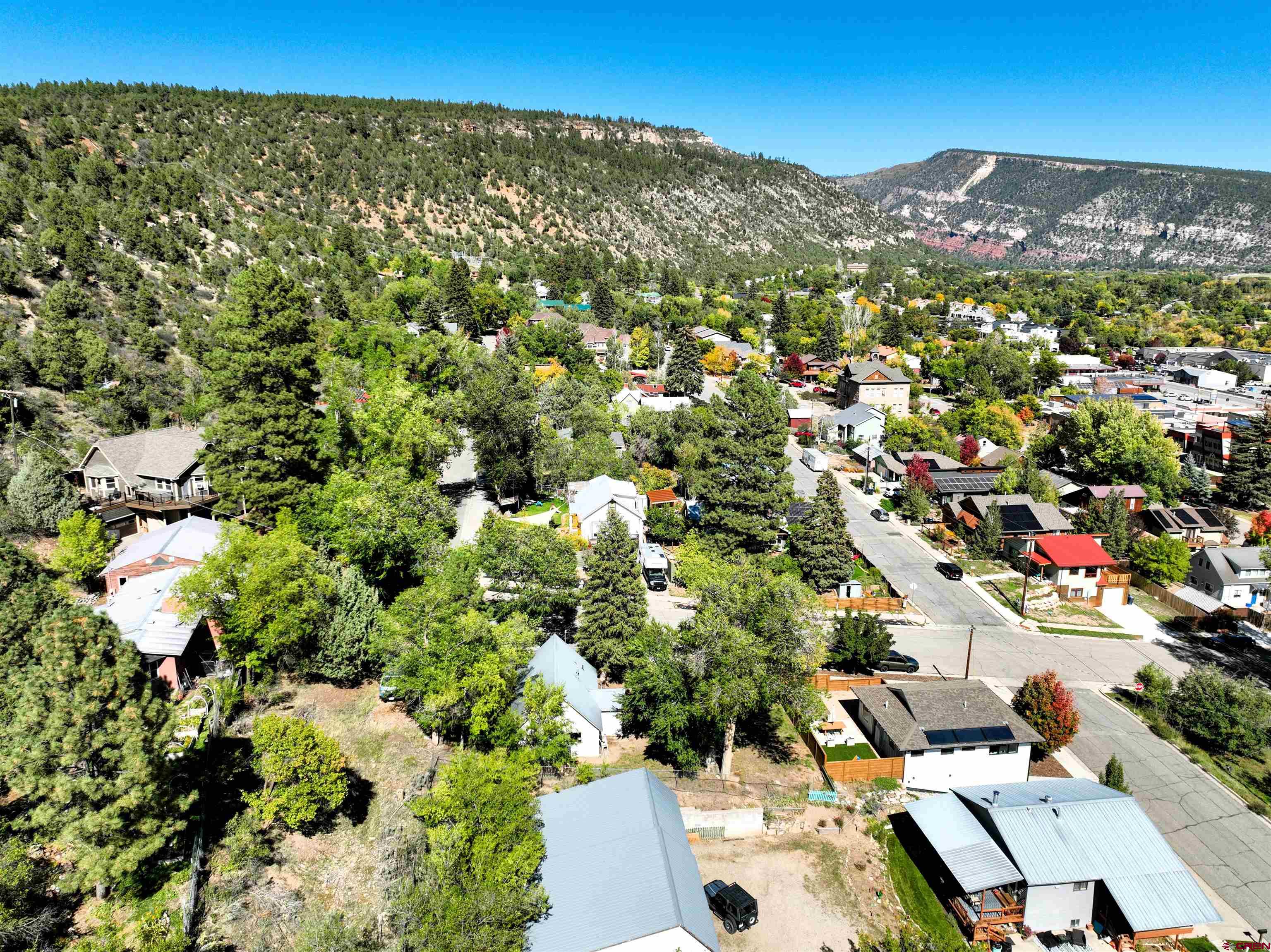 360 West 30th Street Durango, CO 81301 - Photo 28 of 30 an aerial view of residential houses with outdoor space