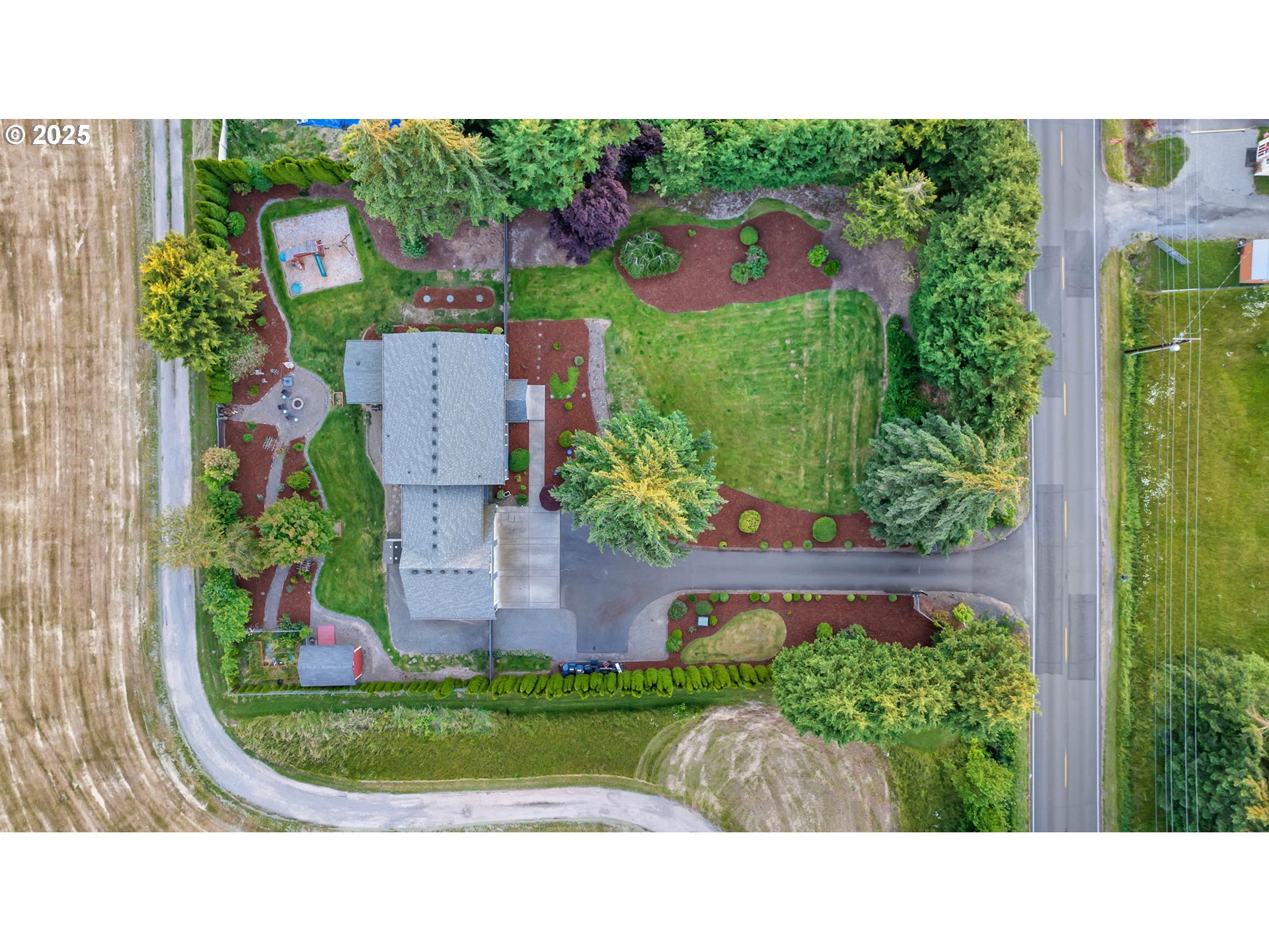 8805 Northeast 179th Street Battle Ground, WA 98604 - Photo 47 of 48 an aerial view of a house