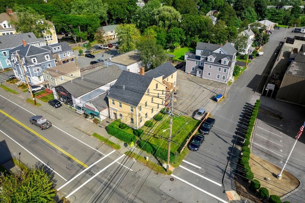 20 Water Street Danvers, MA 01923 - Photo 19 of 33 an aerial view of a house with garden space and street view
