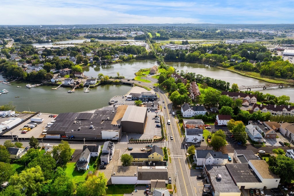 20 Water Street Danvers, MA 01923 - Photo 28 of 33 an aerial view of a houses with a lake view