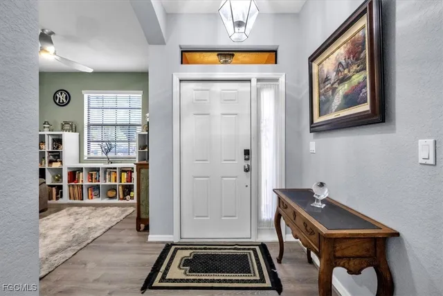 a room with furniture and window