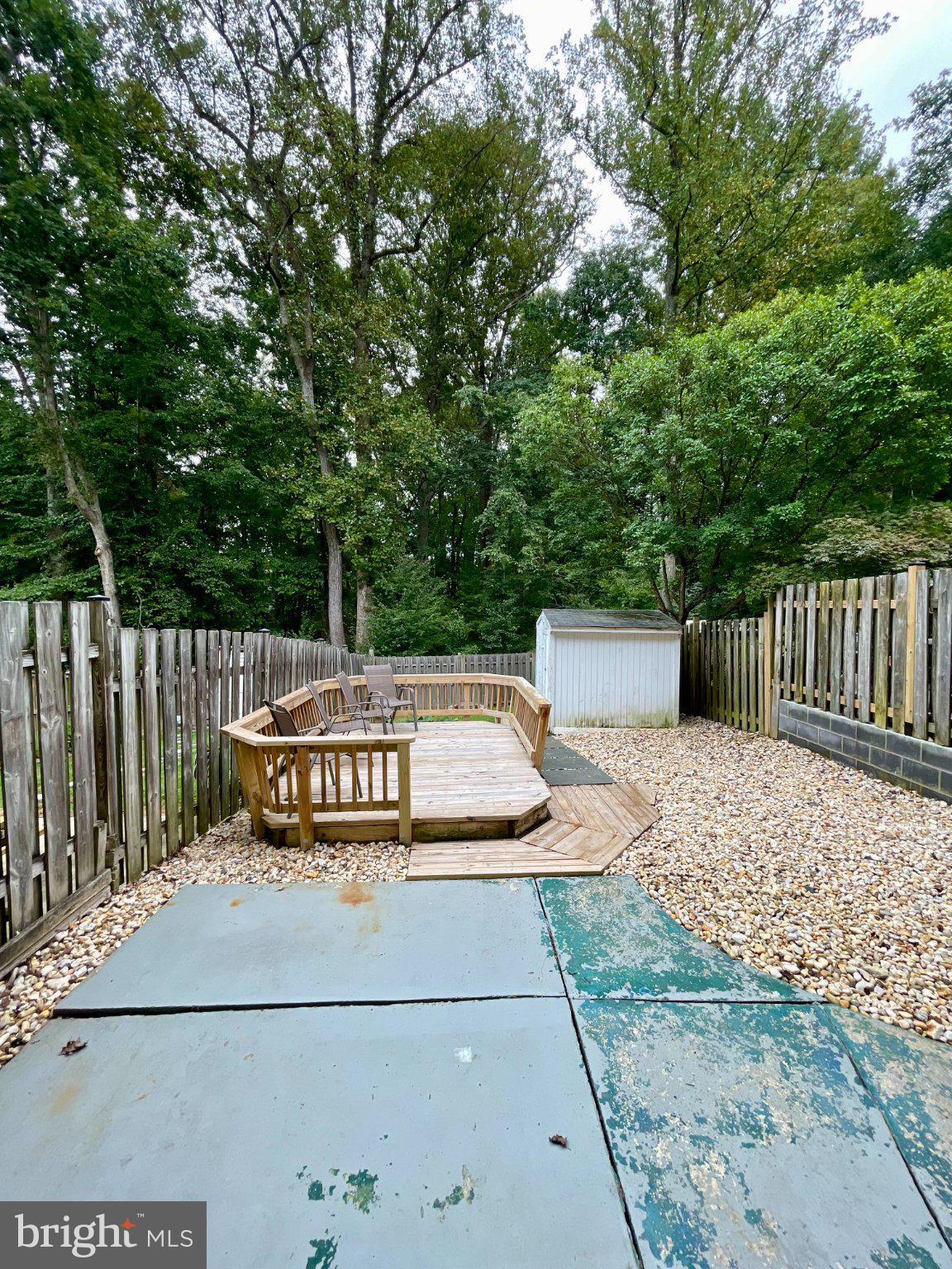 7925 Forest Path Way Springfield, VA 22153 - Photo 25 of 27 New Deck in fenced yard