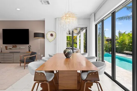 a kitchen with stainless steel appliances a stove a refrigerator a sink and a refrigerator