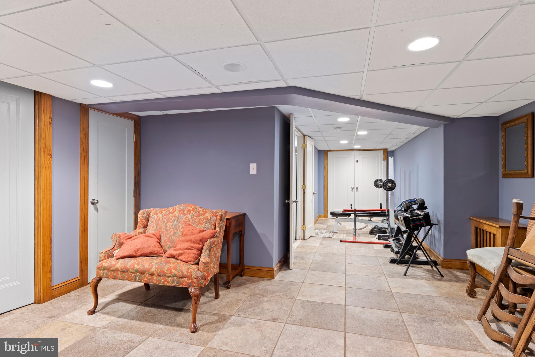 5 Guernsey Road Swarthmore, PA 19081 - Photo 42 of 47 Finished Room with Tile Floor