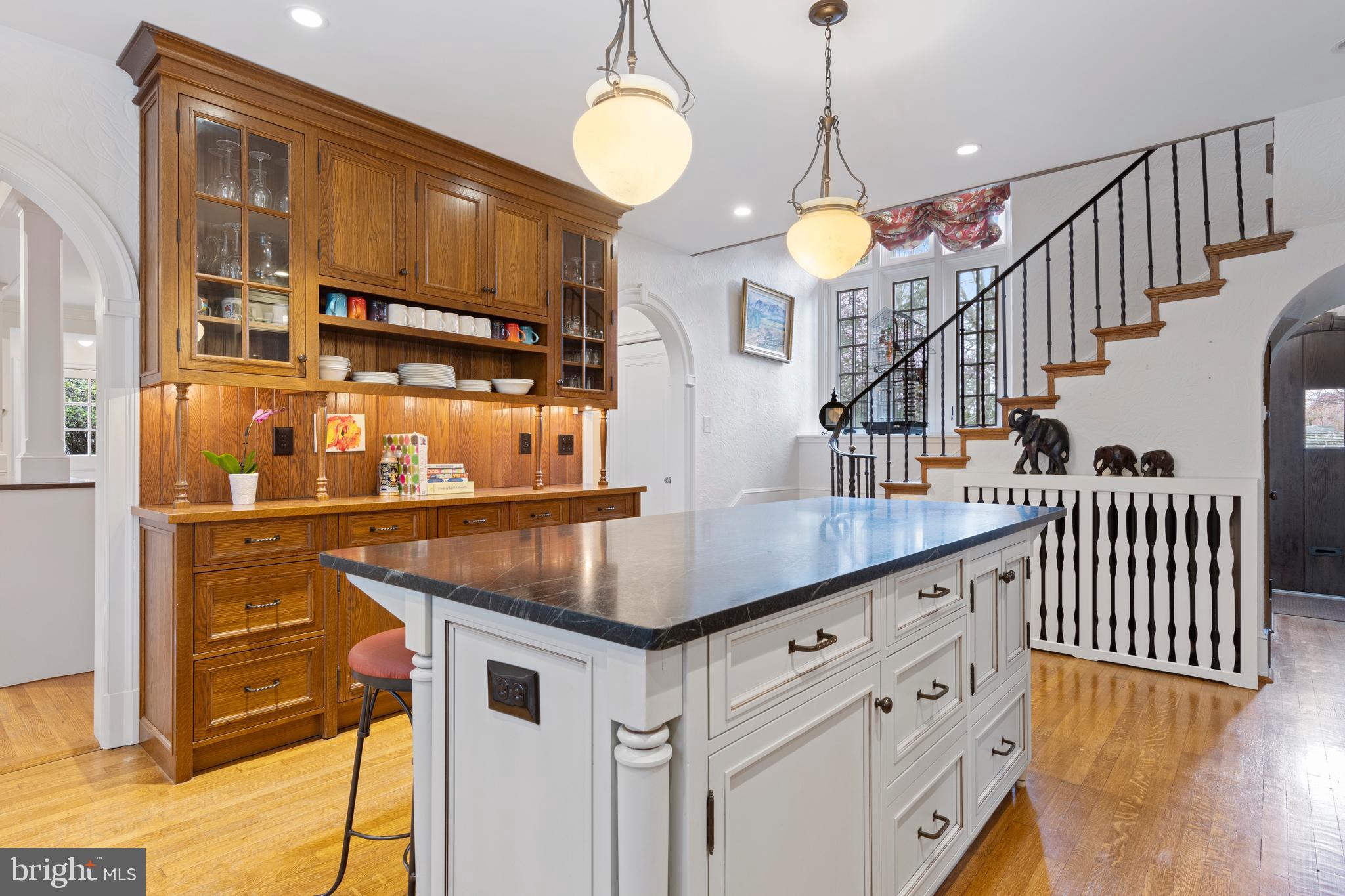 5 Guernsey Road Swarthmore, PA 19081 - Photo 6 of 47 Gorgeous Custom Crafted Built-in Hutch