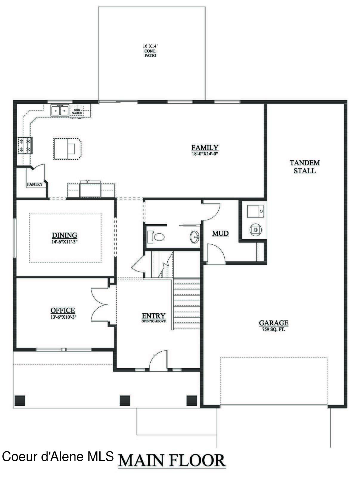 8986 Bedwell Street Rathdrum, ID 83858 - Photo 32 of 33 Floor Plan