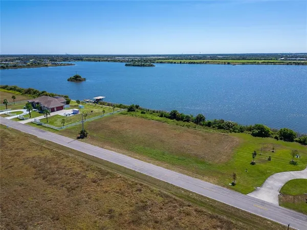 a view of a lake and a mountain view