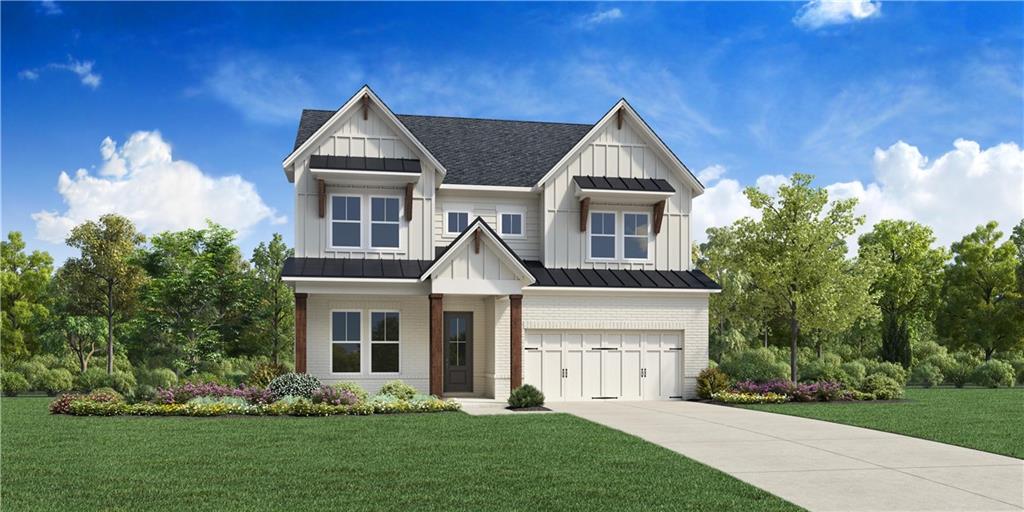 5030 Crestline View Road Cumming, GA 30028 - Photo 1 of 1 Representative Photo of the Serenity Farmhouse Elevation - Home is Under Construction