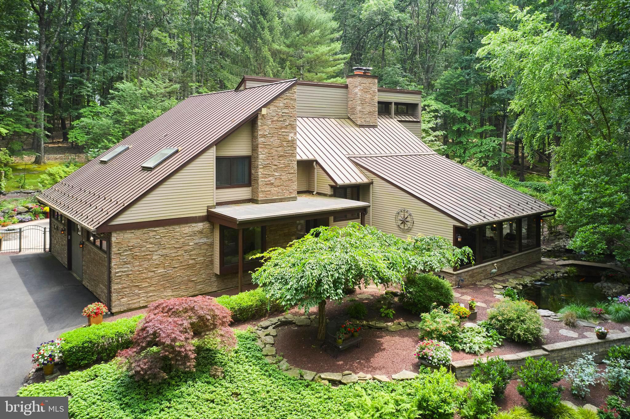7028 Ely Road New Hope, PA 18938 - Photo 2 of 65 front view of a house with a yard