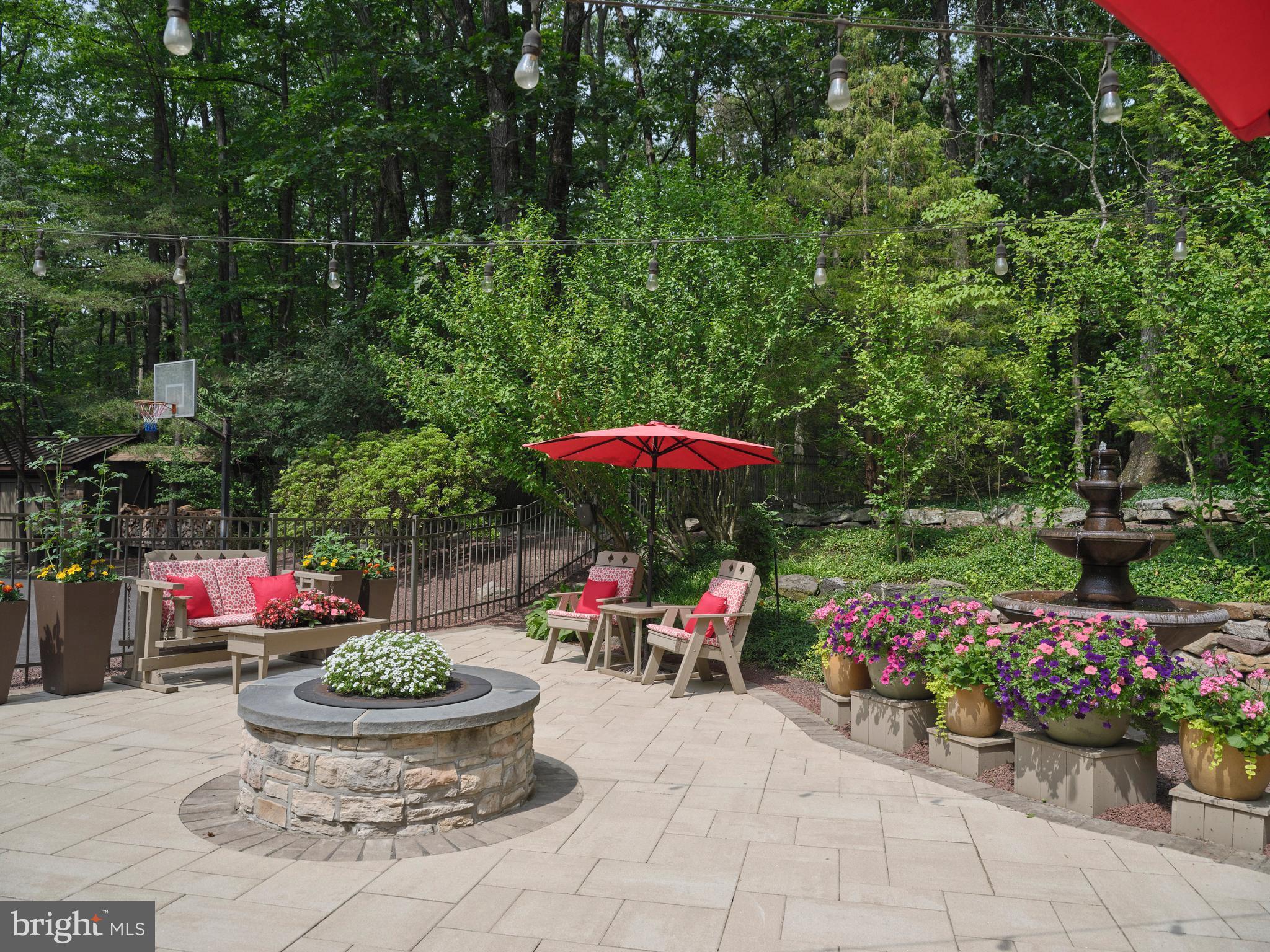 7028 Ely Road New Hope, PA 18938 - Photo 45 of 65 a view of a filled with furniture and garden