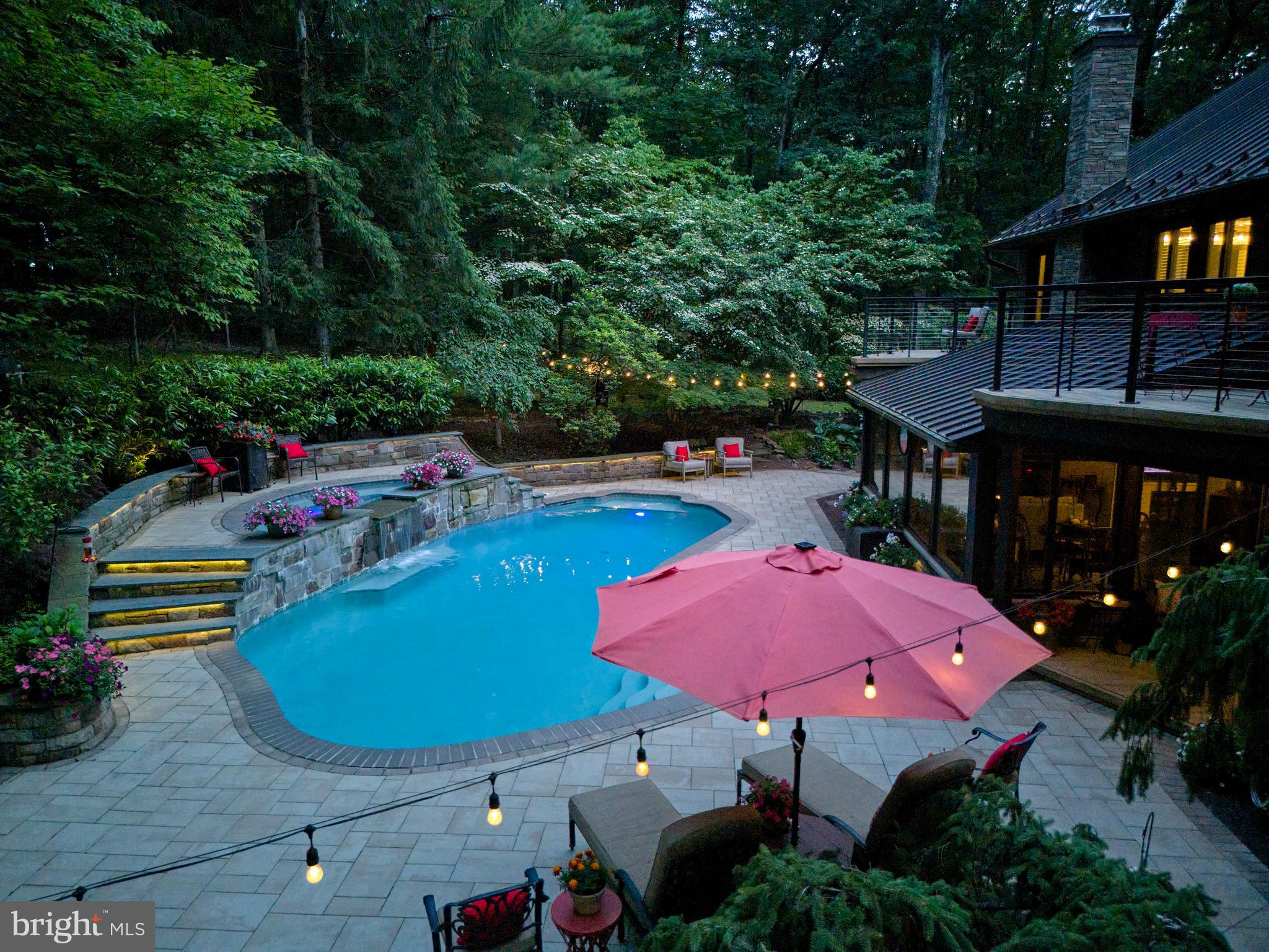 7028 Ely Road New Hope, PA 18938 - Photo 57 of 65 an outdoor space with pool and furniture