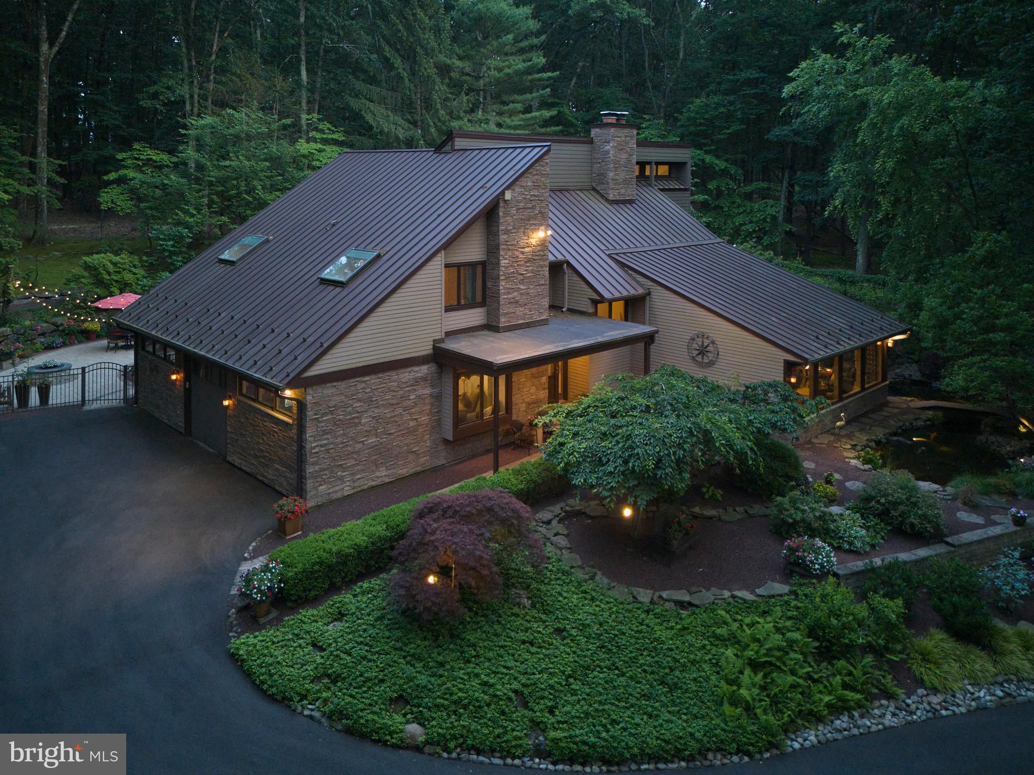 7028 Ely Road New Hope, PA 18938 - Photo 62 of 65 an aerial view of a house
