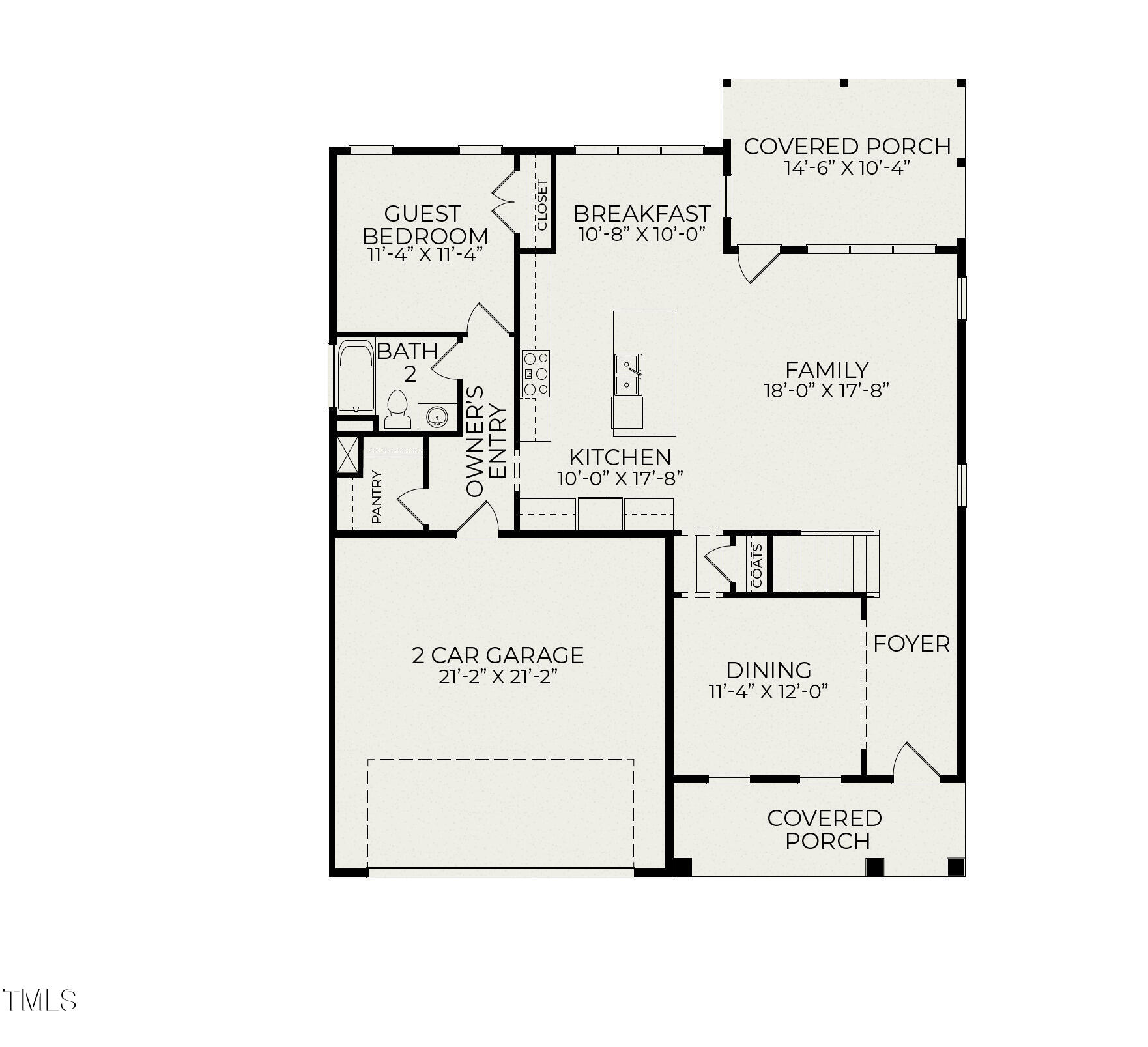 6020 Scalybark Road Durham, NC 27712 - Photo 29 of 29 Fairfield Craftsman Floorplan