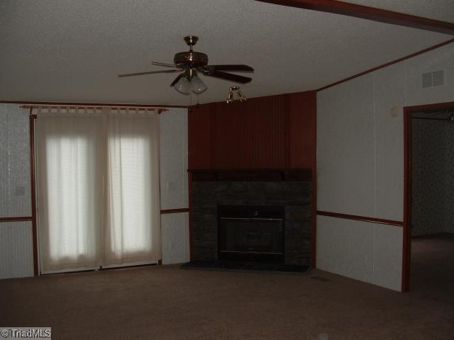 1101 Hill Road King, NC 27021 - Photo 4 of 10 Den/Family/Great Room. Rock Fireplace with Gas Logs
