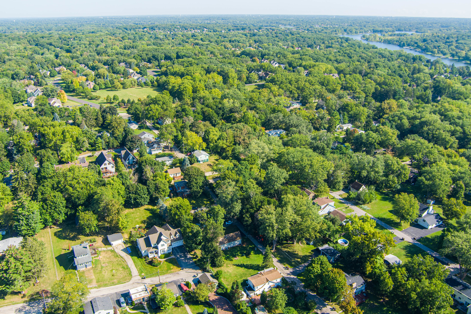 8415 Balder Drive Cary, IL 60013 - Photo 7 of 34 an aerial view of a houses with a yard