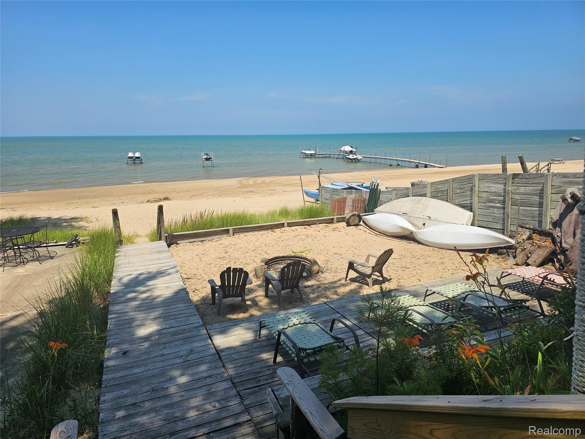 4682 Port Austin Road Caseville, MI 48725 - Photo 13 of 21 Water view from the deck.