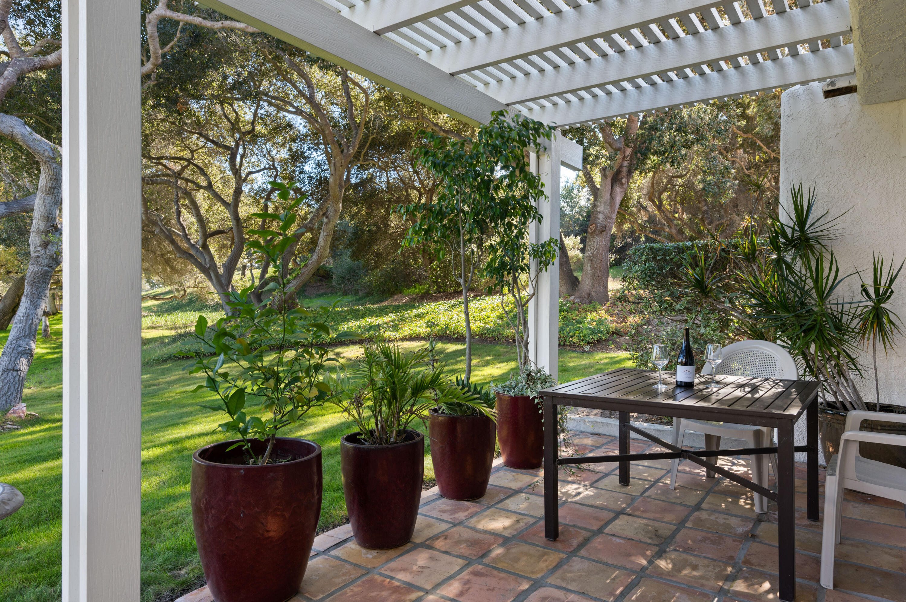 22 Stanford Circle Lompoc, CA 93436 - Photo 10 of 19 7 Patio View With Oak Trees