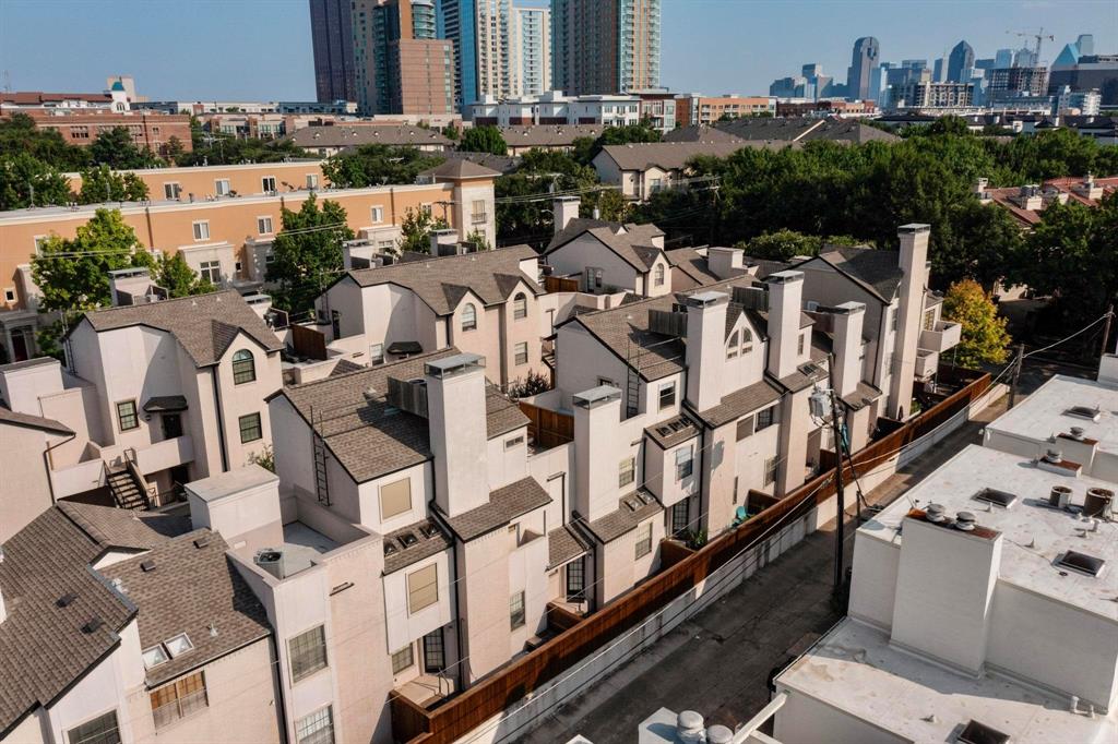 3901 Travis Street, Unit 113 Dallas, TX 75204 - Photo 36 of 40 a picture of city view with houses