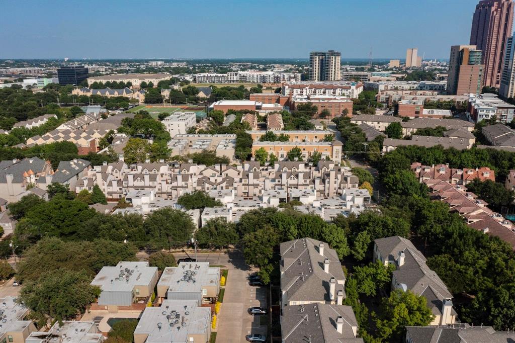 3901 Travis Street, Unit 113 Dallas, TX 75204 - Photo 38 of 40 an aerial view of multiple house