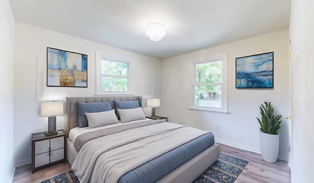 wooden floor in an empty room