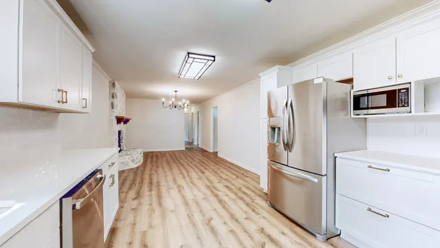 a close view of washer and dryer