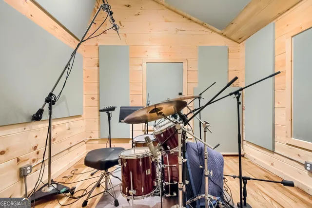 a view of living room and dining room