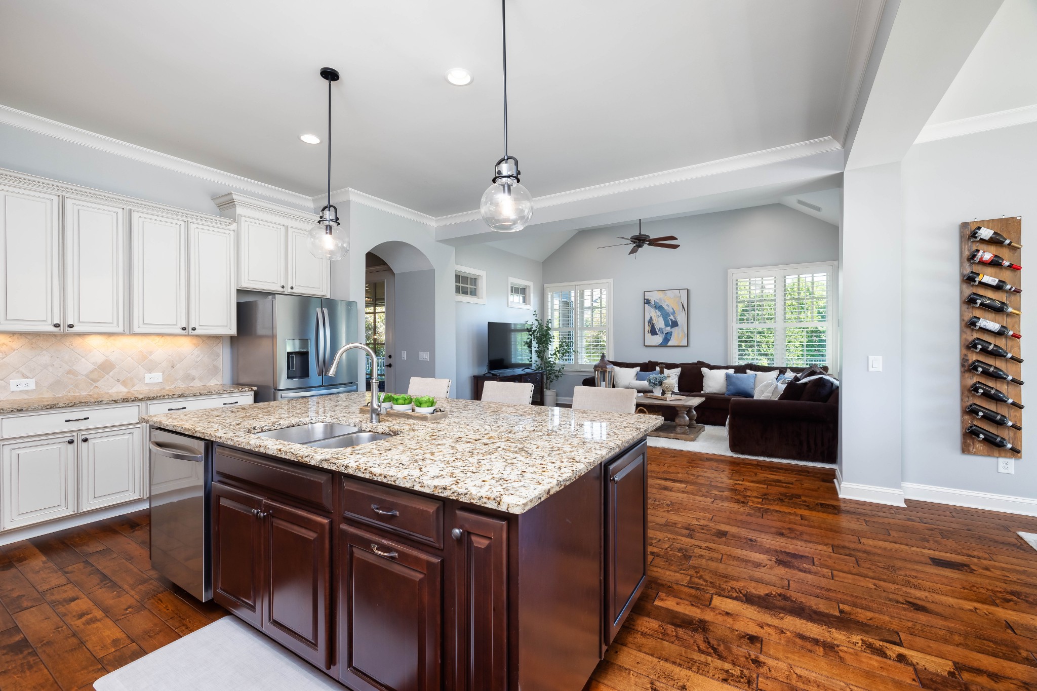 1828 Kettering Trace Brentwood, TN 37027 - Photo 12 of 62 a kitchen with center island and stainless steel appliances