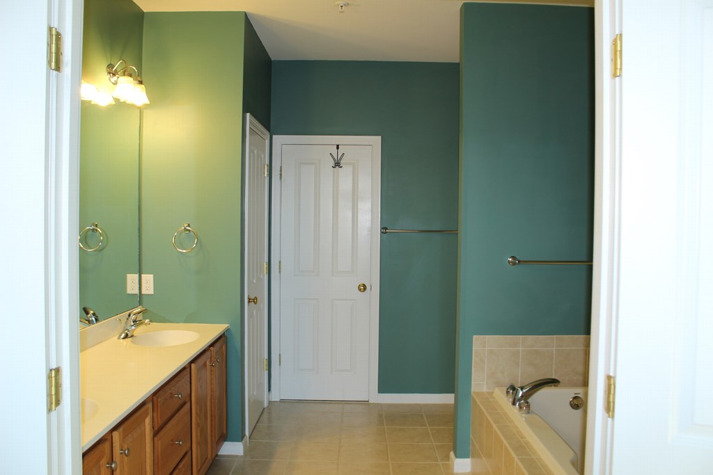 101 Buttercup Lane, Unit 101 Grafton, MA 01560 - Photo 17 of 24 a bathroom with a tub a sink and mirror