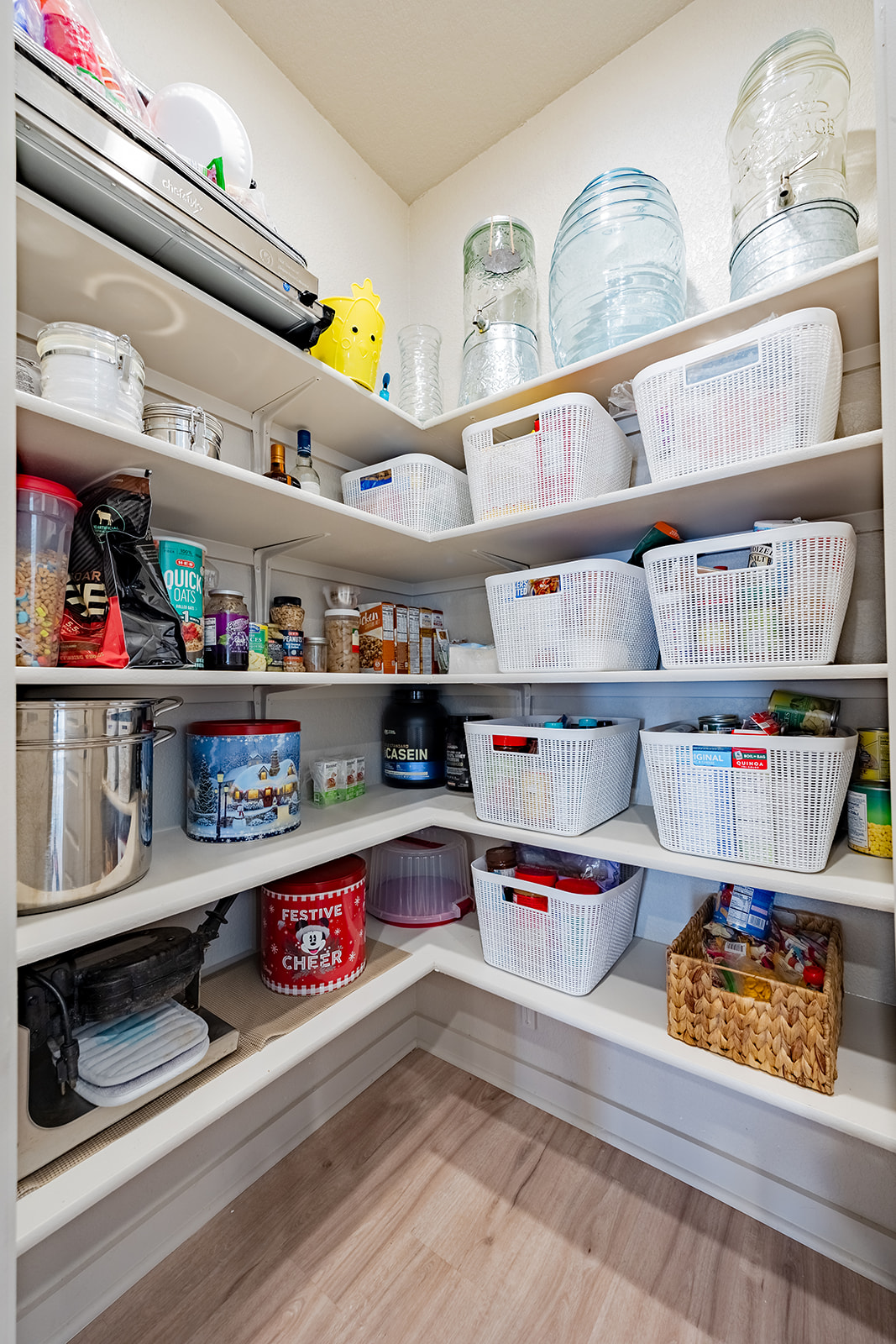 900 Balsora Cove Georgetown, TX 78628 - Photo 25 of 39 Organized shelving in this pantry provides ample storage for kitchen essentials.