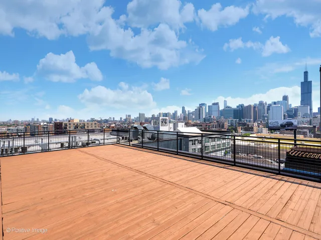 a view of a city with tall buildings