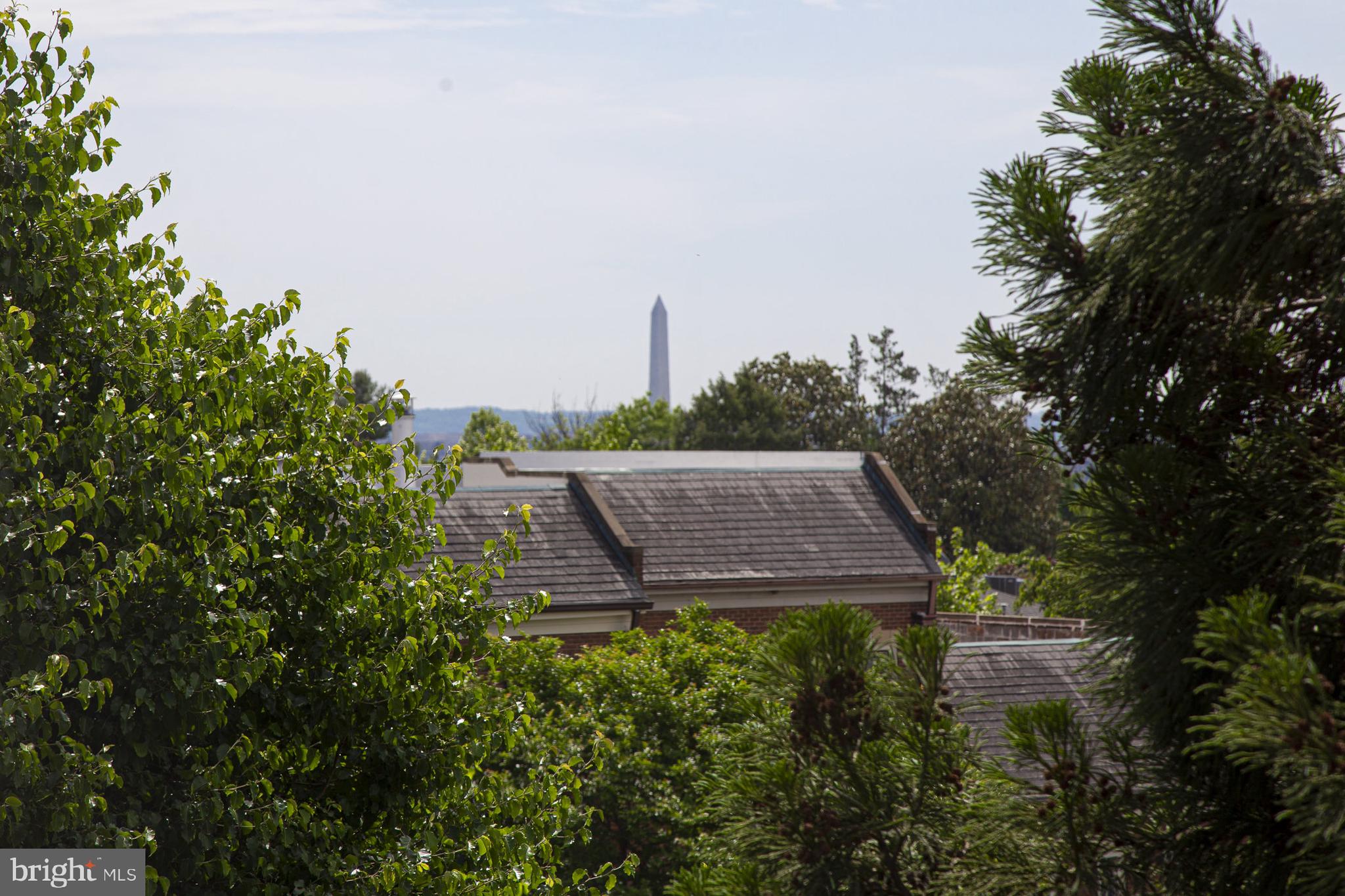 3528 Reservoir Road Northwest Washington, DC 20007 - Photo 21 of 32 Monument View From Third Floor Bedroom