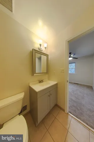 a view of empty room with windows