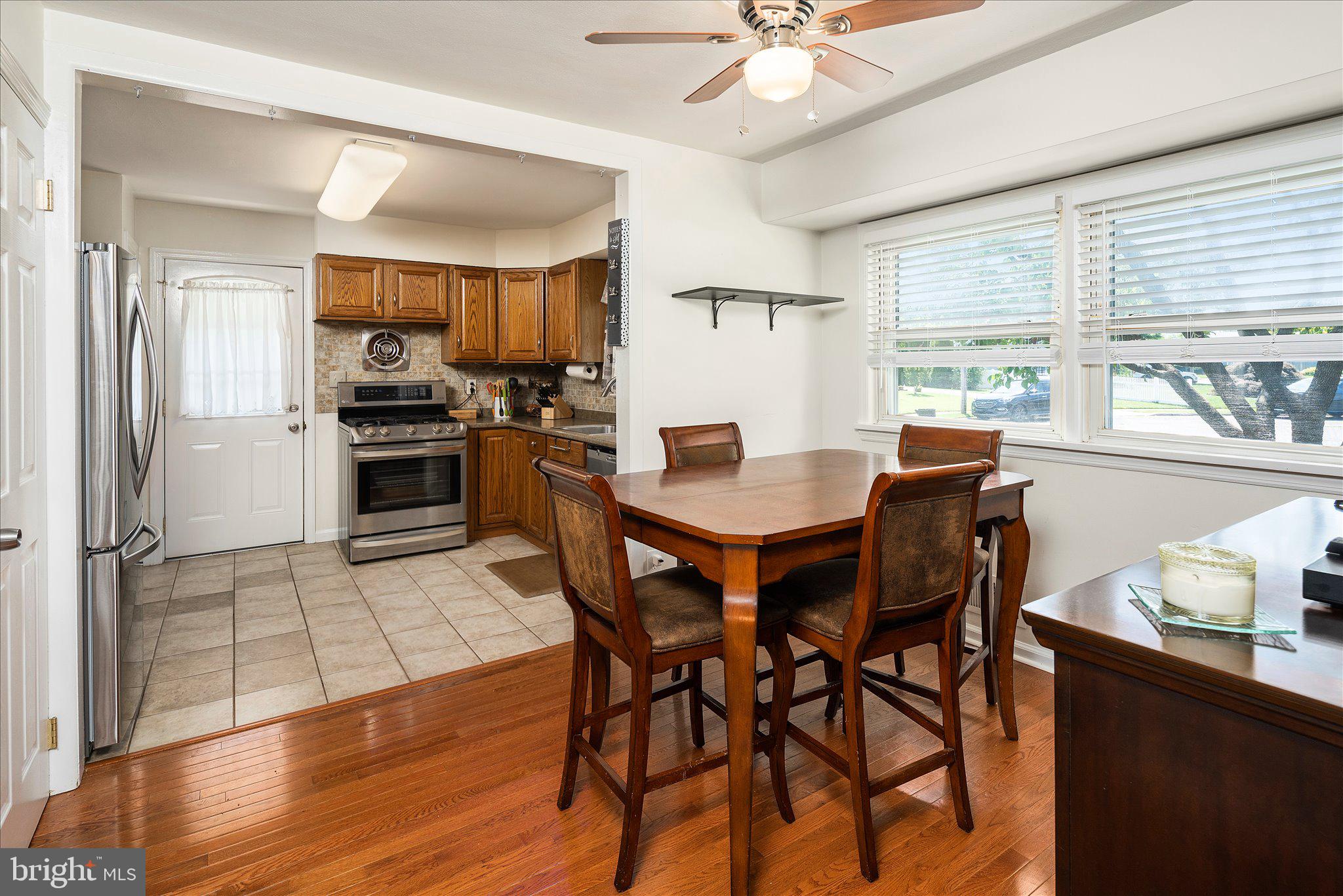 3 Heights Terrace Hamilton, NJ 08620 - Photo 7 of 30 a view of a dining room with furniture window and wooden floor