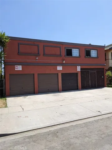 a view of a backyard with patio