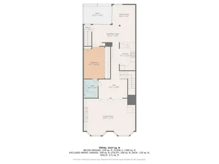 a picture of a room with a floor and white wall