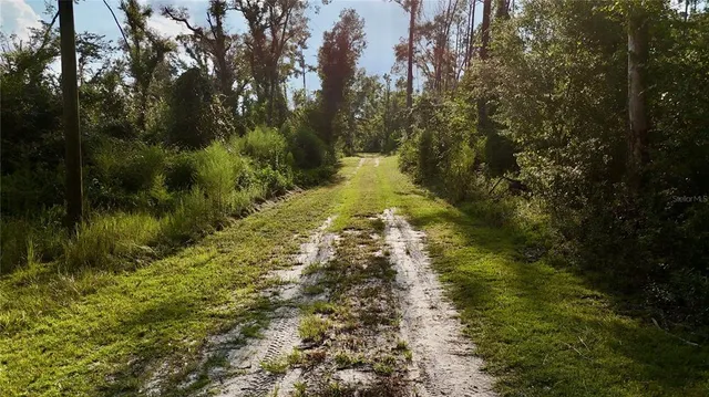 a view of outdoor space with green field