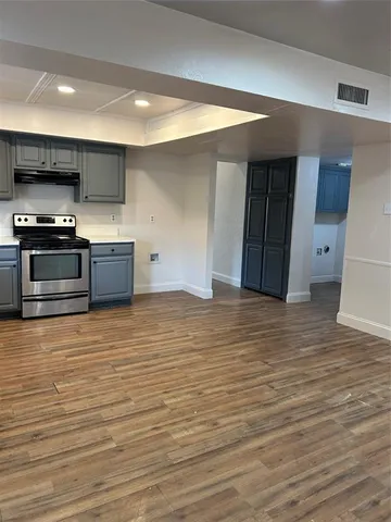 a view of kitchen and microwave