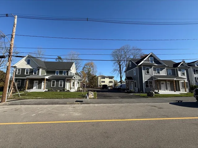 a view of a street in front of house