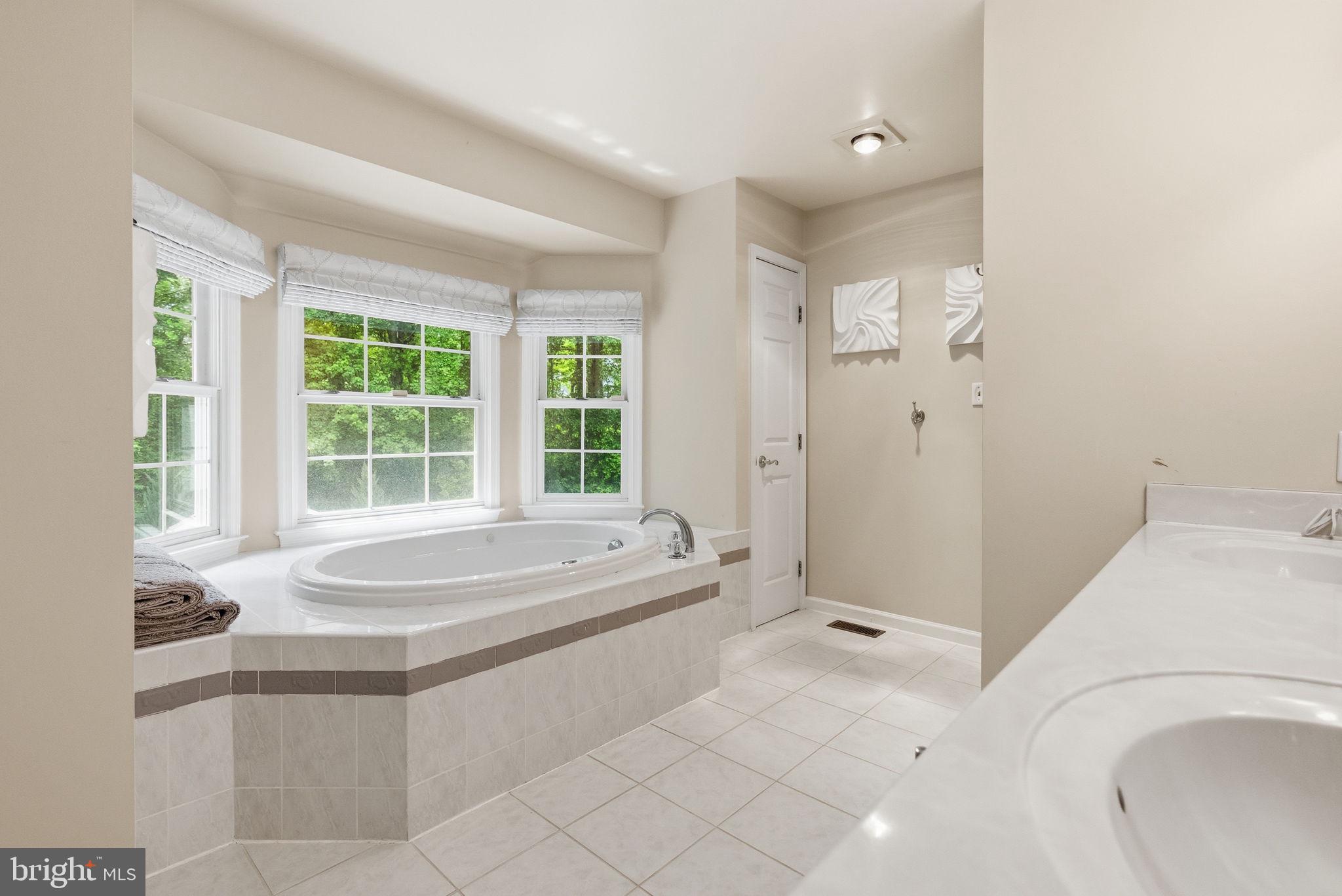 1350 Skelp Level Road Downingtown, PA 19335 - Photo 26 of 50 a spacious bathroom with a tub sink and mirror